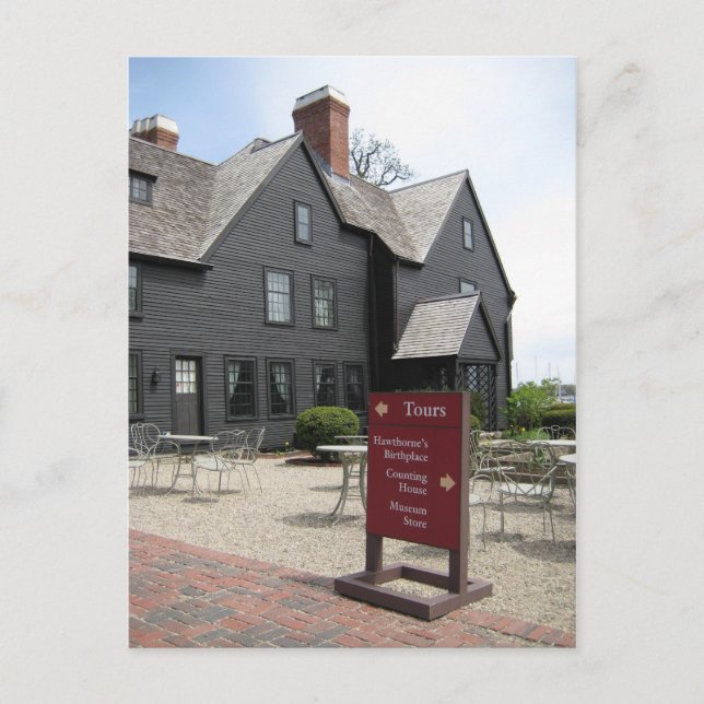 Haus der sieben Gables Postkarte (Vorderseite)