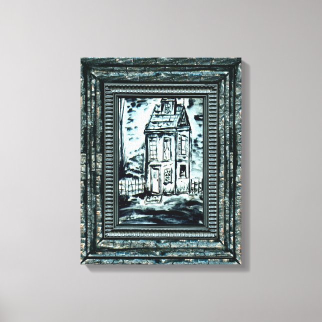 Haus der Täuschung Leinwanddruck (Vorderseite)