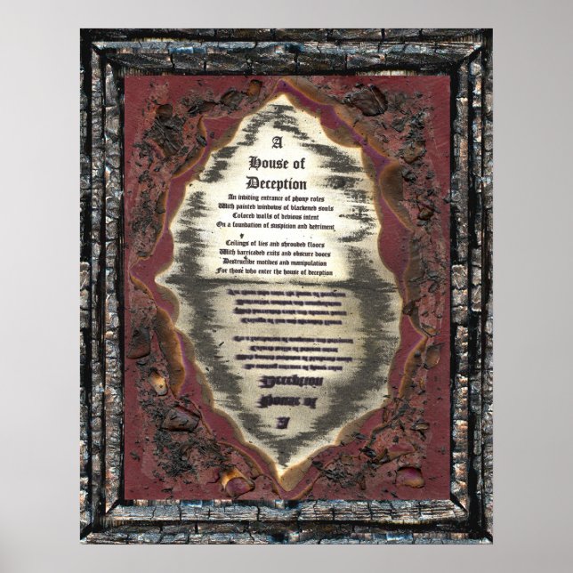 Haus der Täuschung Poster (Vorne)