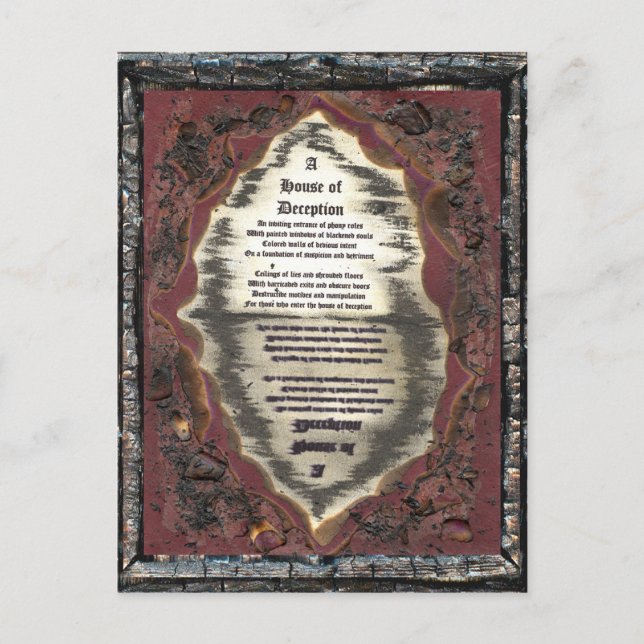Haus der Täuschung Postkarte (Vorderseite)