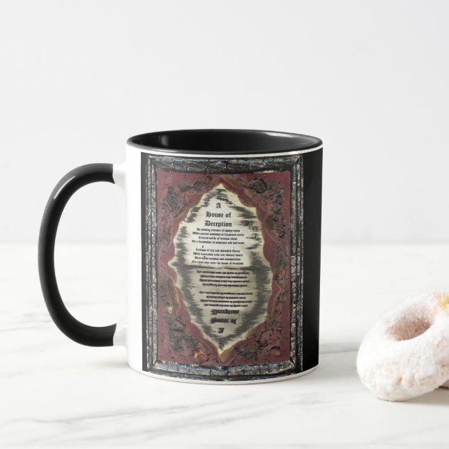 Haus der Täuschung Tasse (Mit Donut)