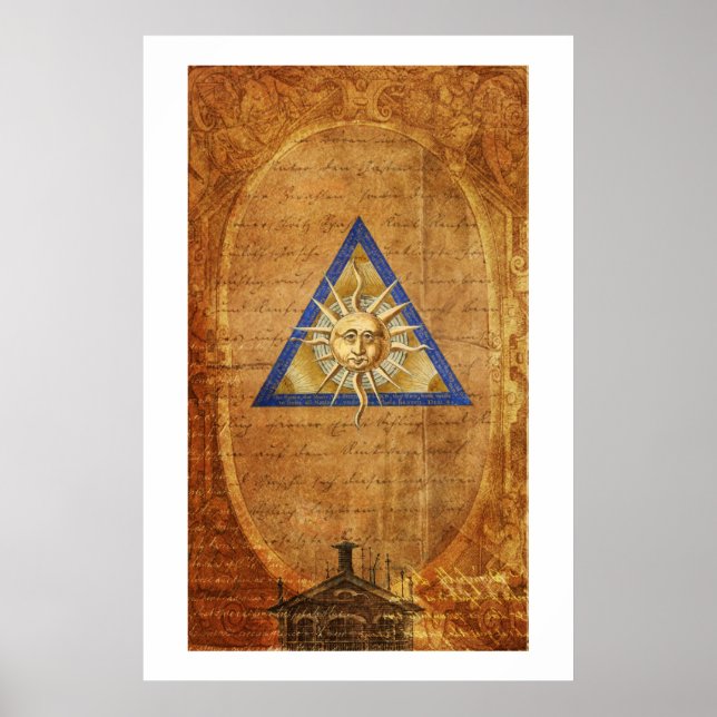 Haus des aufstrebenden Sonnenplakats Poster (Vorne)