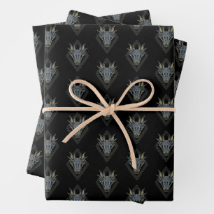 HAUS DES DRAGONS   Balerion Skull Diamond Geschenkpapier Set