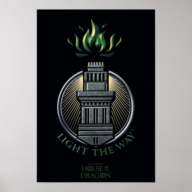 HAUS DES DRAGONS | House Hightower Sigil Poster (Vorne)