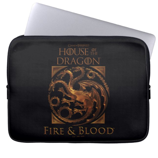 HAUS DES DRAGONS | House Targaryen Sigil Laptopschutzhülle (Vorderseite)