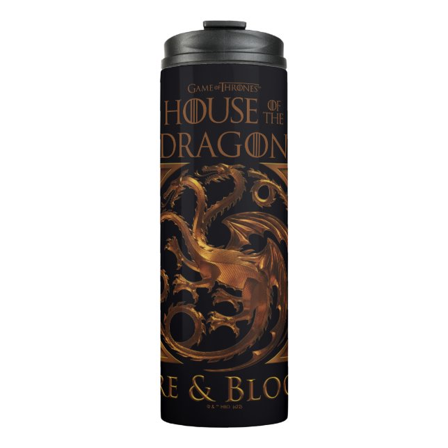 HAUS DES DRAGONS | House Targaryen Sigil Thermosbecher (Vorderseite)