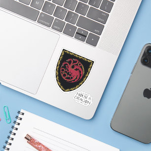 HAUS DES DRAGONS House Targaryen Wappen Aufkleber