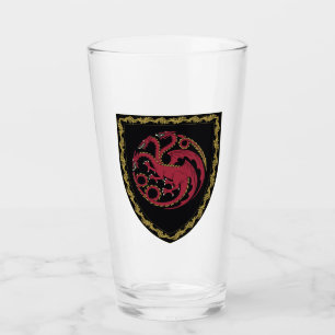 HAUS DES DRAGONS   House Targaryen Wappen Glas