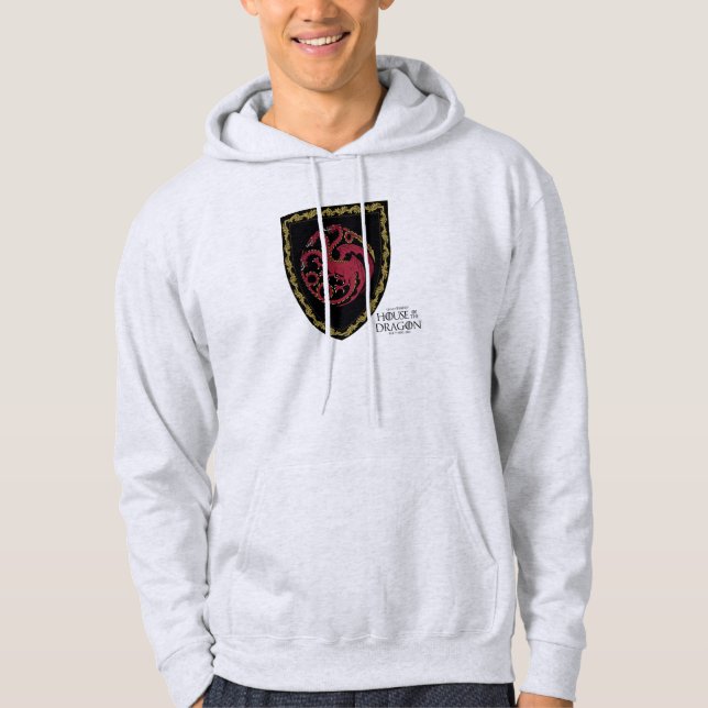 HAUS DES DRAGONS | House Targaryen Wappen Hoodie (Vorderseite)