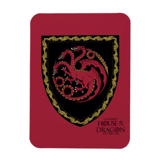 HAUS DES DRAGONS | House Targaryen Wappen Magnet