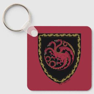 HAUS DES DRAGONS   House Targaryen Wappen Schlüsselanhänger
