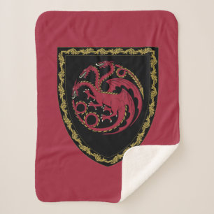 HAUS DES DRAGONS   House Targaryen Wappen Sherpadecke