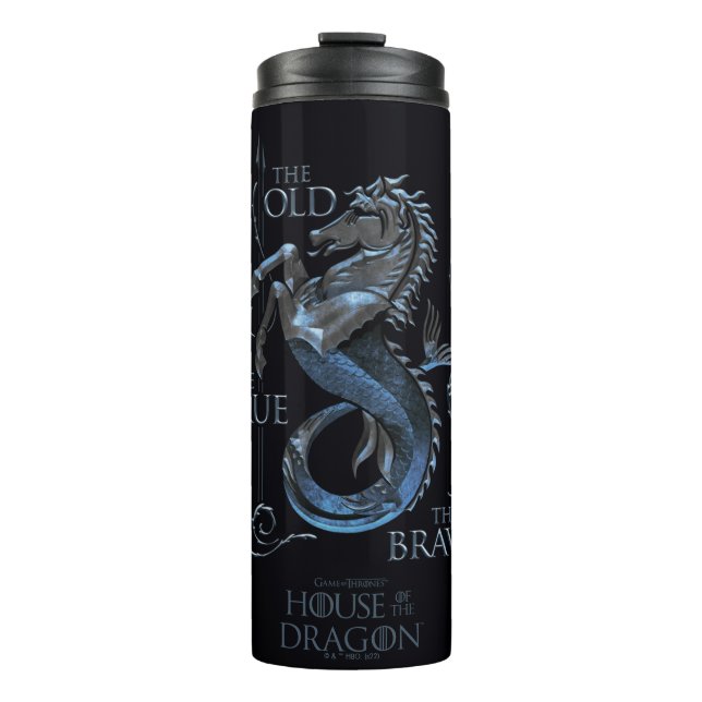 HAUS DES DRAGONS | House Velaryon Sigil Thermosbecher (Vorderseite)