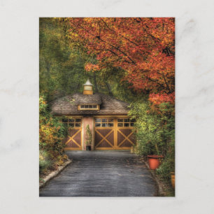 Haus - Edle Garage Postkarte