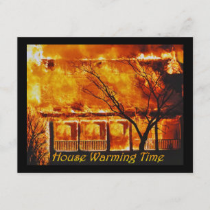 Haus-Erwärmungs-Zeit Einladung