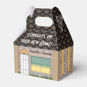 Haus-Erwärmungs-Zuhause-Form-Geschenkboxen Geschenkschachtel