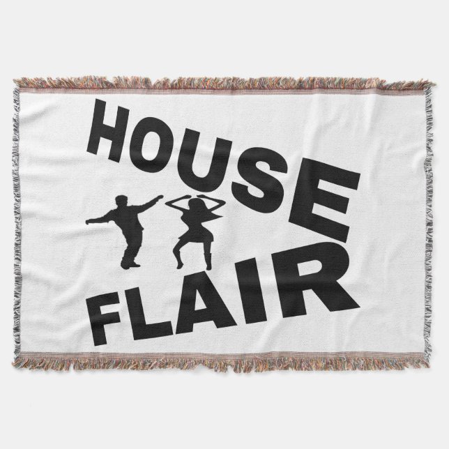 HAUS FLAIR SCHWARZE SCHRIFTARTEN REGENBOGEN-HINTER DECKE (Vorderseite)