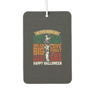 Haus Frohes Halloween Monster Spinnennetze Autolufterfrischer