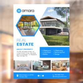 Haus für den Verkauf benutzerdefinierter Fensterkl Fensteraufkleber