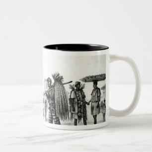 Haus für Miete, Pferd und Ziege für Verkauf Zweifarbige Tasse