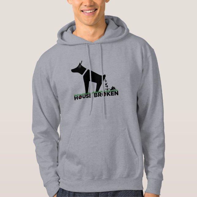 Haus gebrochener Hoodie (Vorderseite)