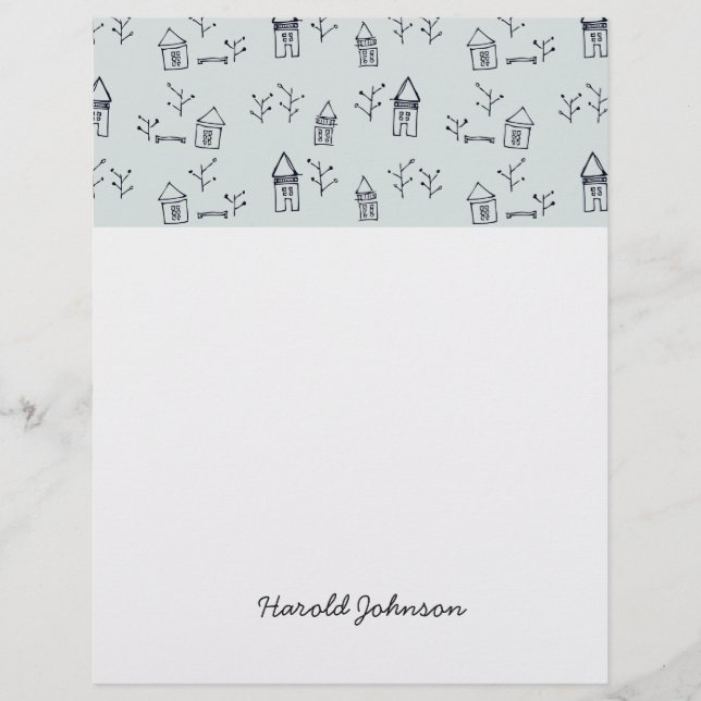 Haus gemustert (Vorderseite)