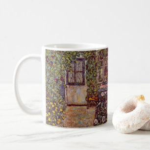 Haus Guardaboschi von Gustav Klimt, Vintage Art Kaffeetasse