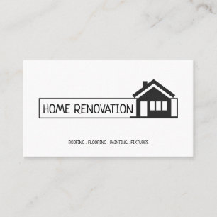 Haus Heim Renovation Umbau Bau Visitenkarte