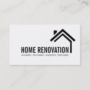 Haus Heim Renovation Umbau Bau Visitenkarte