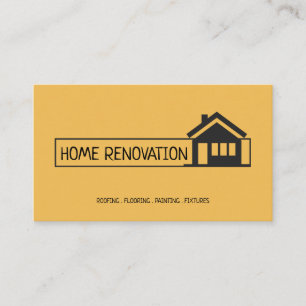 Haus Heim Renovation Umbau Bauwesen Visitenkarte