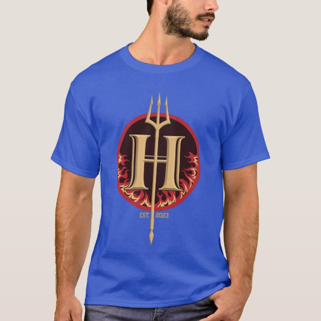 Haus Höllenfeuer Freunde T-Shirt (Vorderseite)