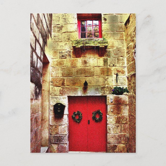 Haus im Alley Postkarte (Vorderseite)