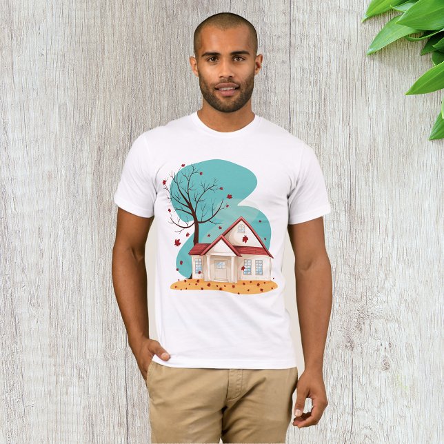 Haus im Herbst Mens T - Shirt (Von Creator hochgeladen)
