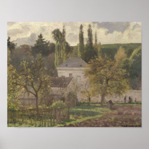 Haus im Hermitage, Pontoise, 1873 Poster