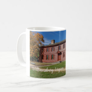 Haus im Kolonialstil im historischen Williamsburg Kaffeetasse