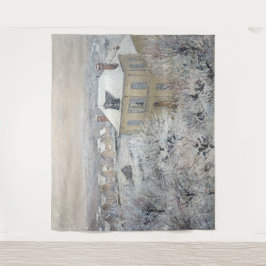 Haus im Winter | Gustave Louseau | Christmas Wandteppich