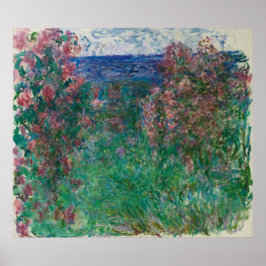 Haus in den Rose, Monet Poster