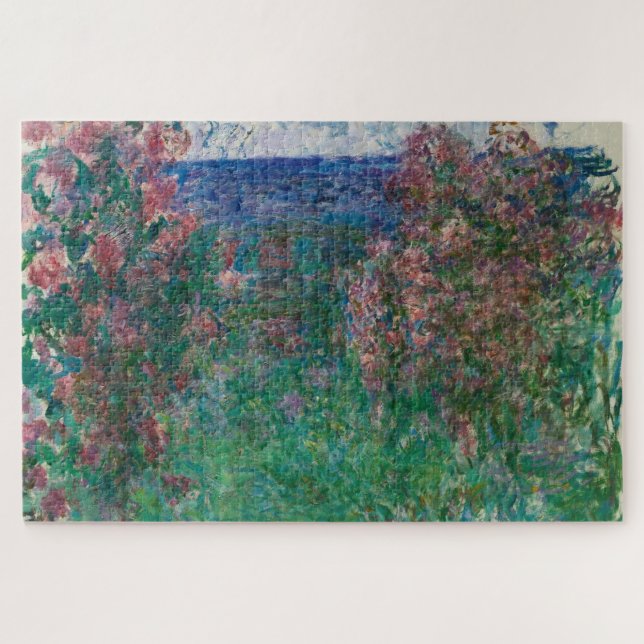 Haus in den Rose, Monet Puzzle (Horizontal)