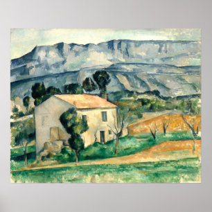Haus in Provence Paul Cezanne Poster
