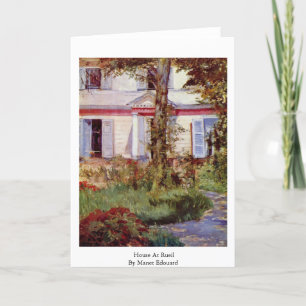 Haus in Rueil by Manet Edouard Karte