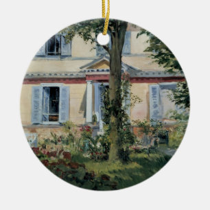Haus in Rueil von Edouard Manet Keramik Ornament