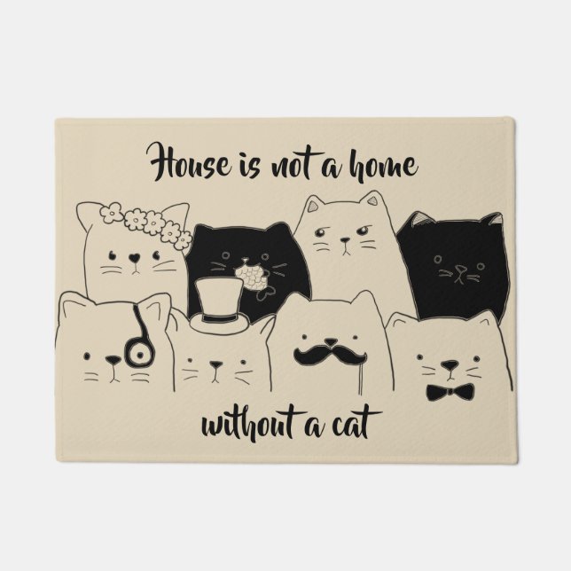 Haus ist nicht ein Zuhause ohne ein Fußmatte (Vorderseite)