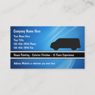 Haus-Malerei-Visitenkarten Visitenkarte