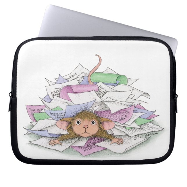 Haus-Maus Designs® - Elektronik-Tasche Laptopschutzhülle (Vorderseite)