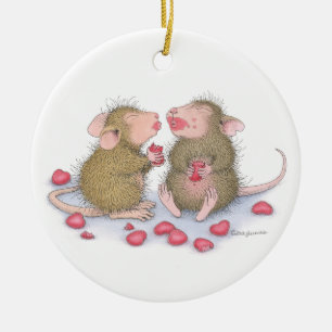 Haus-Maus Designs® - Valentinstag-Verzierung Keramik Ornament