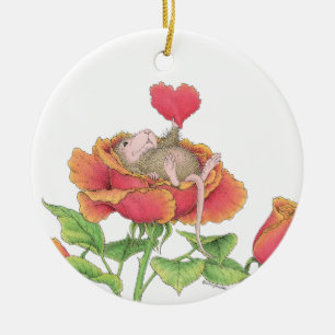 Haus-Maus Designs® - Valentinstag-Verzierung Keramikornament