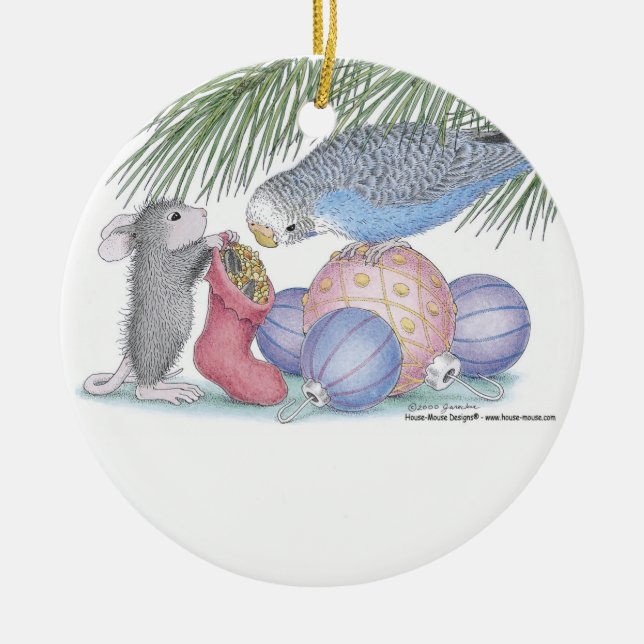 Haus-Maus Designs® - Verzierung Keramikornament (Vorne)