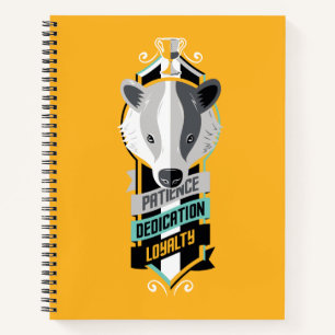 Haus-Merkmale Sigil Harry Potters   HUFFLEPUFF™ Notizbuch