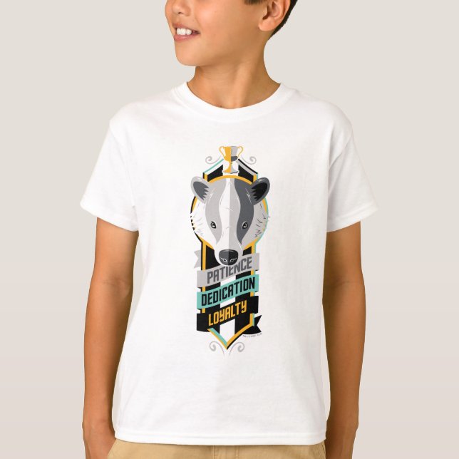 Haus-Merkmale Sigil Harry Potters | HUFFLEPUFF™ T-Shirt (Vorderseite)