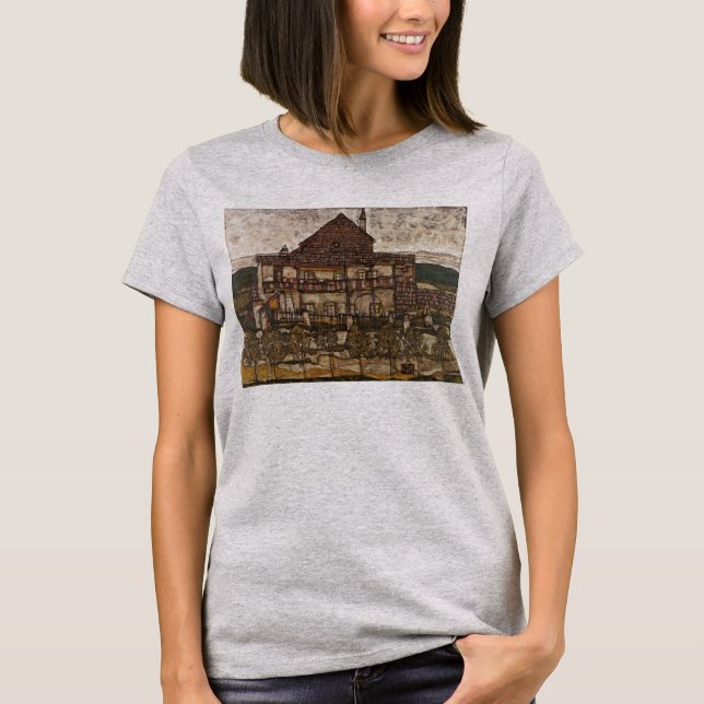 Haus mit Steindach von Egon Schiele T-Shirt (Vorderseite)